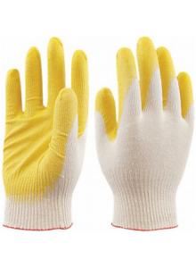 Перчатки хб одинарный латексный облив